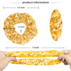 12 Pcs Sparkle Sequins Scrunchies Cheer Hair Scrunchies For Thick Hair School Performance Scrunchy Sports Ponytail Holde