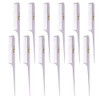 Krest Cleopatra 8-1/2 inch Rattail Combs Extra Fine Tooth. Rat Tail Comb Model #441. Color White. 1 Dozen. online at globaldelivered