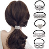 Xiwstar 5Pcs Elastic Hair Scrunchies Bands Crystal Rhinestone Hair Ties Accessories Ponytail Holder Headbands for Women