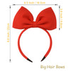 HoveBeaty Hair Band Bow Headbands Headdress for Women and Girls Perfect Hair Accessories for Party and Cosplay Red