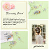 UHOMENY 4PCS Wedding Hair Pins Bridal Pearl Hair Side Combs Set Floral Leaf Head Piece Hairdecor Accessories Rose Gold R