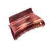 Parcelona French Maroon Medium Celluloid Acetate 3 inch Jaw Hair Claw Clip Clamp Clutcher for Women and Girls Made in Fr