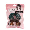 Youxuan Hair Claw for Women 4 Inch Pretty Hair Clip Hair Grip for Thick Hair Coffee and Niagara blue