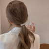 Zeshimb Boho Rhinestone Ponytail Holder Cuffs Geometric Elastic Scrunchies Gold Crystal Ponytail Hair Tie Band Luxury Po