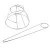 French Hair Bun Cover Cap Holder Creative Hair Cuff Hair Stick Hair Pin Bowlshaped Hollow Hair Clip Bun Holder Bun Cage