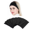 Yeshan Wide face mask headbands for women With Soft Stretchy Black Bandana Headbands Elastic Yoga Sports HeadwrapPack of
