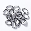 Youxuan 1000Pack Elastic Hair Ties Nonslip Rubber Hair Bands for Girls Black
