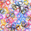 Youxuan Kids Elastics No Damage Colored Hair Bands Fashion Girls Hair Ties 1000 Count Small Size