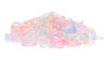 Youxuan Mini Hair Elastics for Girls Transparent Rubber Bands 1000 PCS Multi Color