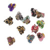 Carede Mini 12 inch Plastic NoSlip Grip Jaw Hair ClipFloral Printed Small Acrylic Hair Claw Clips for Girls and WomenPac