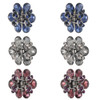 Carede 12 inch Rhinestone Butterfly Claw Hair Clips Hair ClampCrystal Bow Hair Jaw Clip Barrettes for Girls WomenPack of
