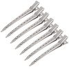 24 Pieces Duck Bill Hair Clips 35 Inches Duckbill Hair Clips Metal Alligator Curl Clips for Women Styling Sectioning Lon