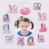 20 Pcs Children Elastic Hair Ties Blingbling Cute Candy Color Hair Bands Girls Hair Ring Soft Ponytail Holder Hair Acces