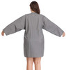 Hairdresser Grooming Smock for Men and Women Barber Jackets Apron for Dog Groomers Salon Hair Stylist Nail TechGrey