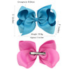 30PCS Big 6 Inch Hair Bows for Girls Grosgrain Ribbon Toddler Hair Accessories with Alligator Clips for Toddlers Baby Gi