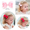 40PCS 3Inch Hair Bows for Girls Grosgrain Ribbon Toddler Hair Accessories with Alligator Clips for Toddlers Baby Girls K