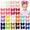 40PCS 45 Inch Hair Bows for Girls Grosgrain Ribbon Toddler Hair Accessories with Alligator Clips for Toddlers Baby Girls