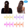 Sonew 12Pcs Set Colorful Hair Clips Lovely Butterfly Holding Hair Hold Clip Hair Section Claw Clamps Hairdressing ToolCl