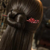 CHOISBEING Carved Wooden Hair Stick for Women Handmade Hair Pin for Long Hair Chopsticks for Buns Wooden Hair Fork for H