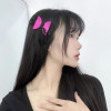 Halloween Costume Hair Clips for Women Girls Glitter Halloween Spider Hair Bows Barrette Shiny Purple and Black Spider W