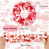 20 Pieces Halloween Hair Scrunchies Elastic Satin Hair Ties Ponytail Holders with Pumpkin Witch Ghost Prints Hair Bands