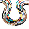 minihope 21 Inch Bright Spacer Bead Hair Wrap Set with Tassels Hair Clips and Retro Charm 6 Styles for Women and Girls