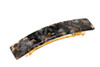 France Luxe Classic Rectangle Barrette Pavlova Black