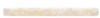 France Luxe Long and Skinny Barrette Pavlova White