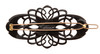France Luxe Chicago Tige Boule Barrette Nacro Black