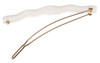 France Luxe Wavy Tige Boule Barrette Alba