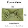 GiLi 6 Pack Wide Headbands for Women Non Slip Soft Elastic Hair Bands Yoga Running Sports Workout Gym Head Wraps Knotted