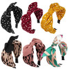 Jaciya 6 Pieces Knotted Bow Headbands for Women Fashion Wide Headband with Bow Bunny Ears Headband Vintage Hair Bands Gi