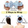 Shintop Sweet Super Soft Caroset Polka Dots Wash Cosmetic Headband Hairlace Light Blue Polka dots
