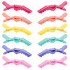 GLAMFIELDS 12 pcs Alligator Hair Clips for Styling Sectioning Nonslip Grip Clips for Hair Cutting Durable Women Professi