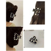 YOEMAYUNER Checkered Hair Claw Clips2PCs Vintage Checkered Hair Clip Strong Claw Clips Hair Barrettes for Thick Thin Hai