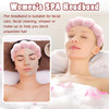 Zkptops Spa Headband for Washing Face Wristband Sponge Makeup Skincare Headband Terry Cloth Bubble Soft Get Ready Hairba