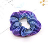 4 Pcs Bright Metallic Hair Scrunchies Hair Holder Bobbles Elastics Ponytail Holders Hair Wrist Ties Bands Cloth Scrunchi