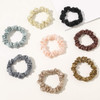 Scrunchies Silk Satin Hair Ties Elestics Ponytail Holder Hair Bands Small Scrunchy For Thick Curl Hair No Crease Hair Ti
