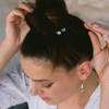 L Erickson Little Gem Bobby Pin Pair CrystalGold