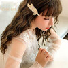 Yusier 4 Pack Acrylic Duckbill Clip Cute Cat Hair Clips for Women and Girls Bangs Clip Shark Clip Starry Sky Pattern Hai