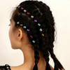 WOIWO 100PCS Aluminum Dreadlocks beads Dread Locks Adjustable Metal Cuffs Hair Decoration Braiding Hair Jewelry Silver