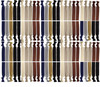 Kenz Laurenz 100 Hair Ties No Crease Ribbon Elastics Ouchless Ponytail Holders Hair Bands 100 Hair TiesNeutral Tones