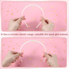 Hotop 100 Pcs Plastic Headbands Bulk 1 Inch Wide Craft No Teeth Plain Headbands DIY Hair Band Accessories for Girls Wome