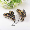 Xiwstar 2PCS French Design Leopard Hair Claw Banana Clips Tortoise Barrettes Hair Accessories for Women Girls 1Pcs Large