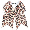 Leopard Cheer Bow For Girls Cheetah Ponytail Holder Bowknot Leopard Bow Hair Ring Tie PHB01 A1