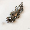 Vintage Chic Metal Crystal Bowknot Hair Clips Hair Pin Hair Barrettes Hair Accessories Women Fashion Retro Rhinestones F