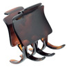 Parcelona French Square Tortoise Shell Cellulose Acetate Covered Spring Pony Hair Updo Jaw Hair Claw Clip Clamp Clutcher