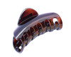Parcelona French Channel Tortoise Shell No Slip Grip Jaw Hair Tube Claw Clip Clutcher Clamp