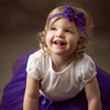 My Lello Girls Fabric Rose Bow Headbands 2 Pack RedNavy