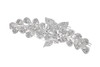 Floral Design Rhinestones Crystal Bridal Wedding Side Hair Comb T1082